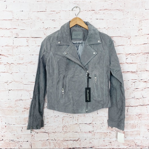 Blanknyc Suede Soft Fog Moto Jacket - Picture 3 of 8